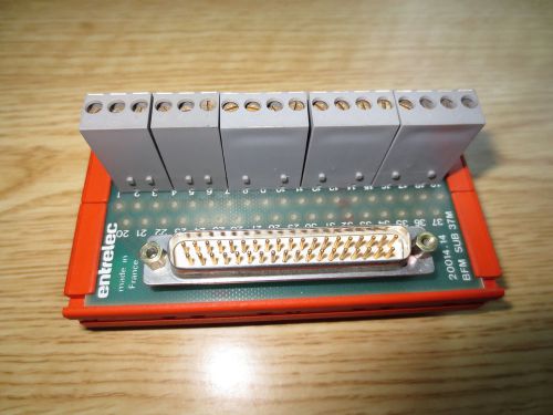 Entrelec 20014.14 BFM SUB 37M Terminal Connect Block NEW