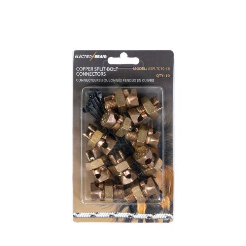 Electrobraid aspltc10-eb copper split bolt connector brand new! for sale