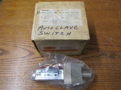 New nos orange research 1506ds-1c1 differential pressure sensor 1 amp 15 watt for sale