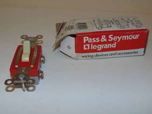 PASS AND SEYMOUR PS20AC3-I THREE WAY SWITCH IVORY 20A 120/277VAC (S2-2-85B)