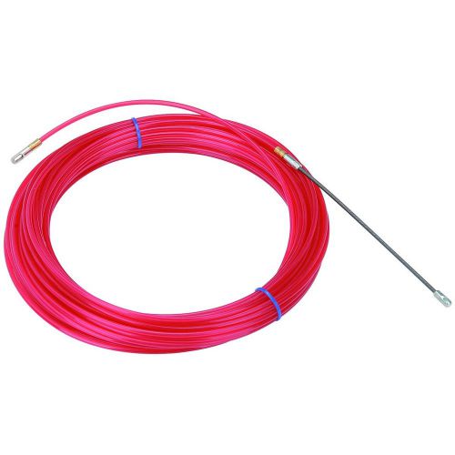 New no kink red 50 ft nylon fish tape electrical cable puller world ship free us for sale