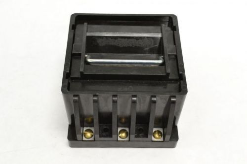 UNDERWRITERS BLOCK 3 LPJ-1SP FUSES 3P 600V-AC FUSE HOLDER B254064