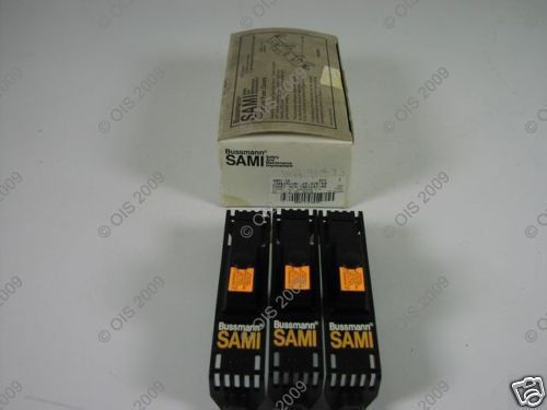 Bussmann sami-1n fuse cover sami1n qty 3 nib for sale