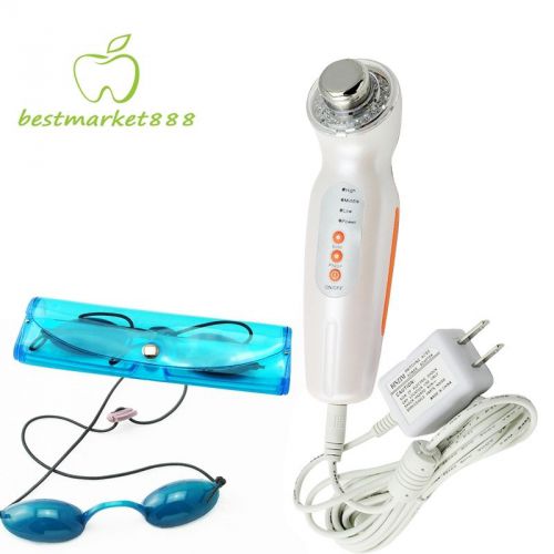 Color LED Light Photon Rejuvenation Therapy 3 MHz Ultrasonic Skin Care Facial