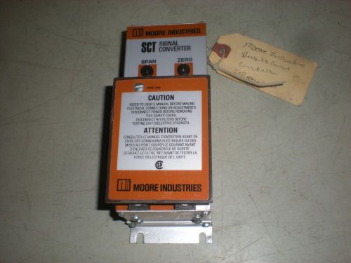 Moore Industries Model SCT/4-20MA/4-20MA/117AC Signal Converter - NNB