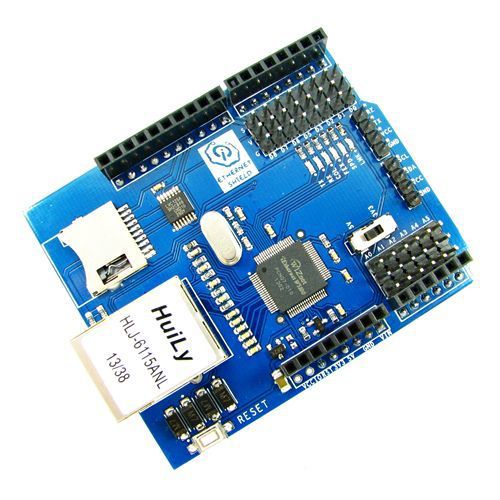 Arduino wiznet w5100 ethernet shield lan micro-sd board uno r3 mega 1280 2560 ! for sale