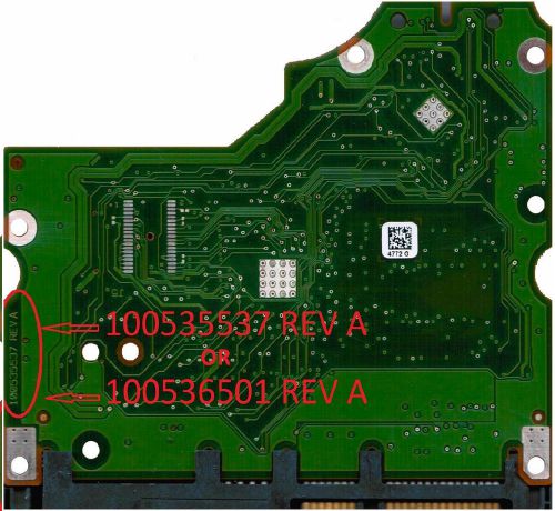 PCB BOARD for Seagate ST32000542AS 9TN158-510 CC34 SU 2TB 100535537 +FW