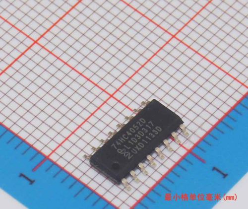 500pcs NXP   74HC4052D  Logic IC, SMD, SOIC16, NEW