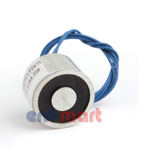 12V DC 3W Electric Lifting Magnet Holding Electromagnet Lift 2.5Kg/5lb Solenoid