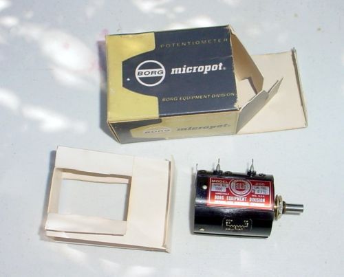 NOS Borg Micropot Potentiometer 1000 ohms