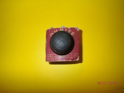 Vintage Electronic Part OHMITE 2040278 Rheostat-Potentiometer, RE19607