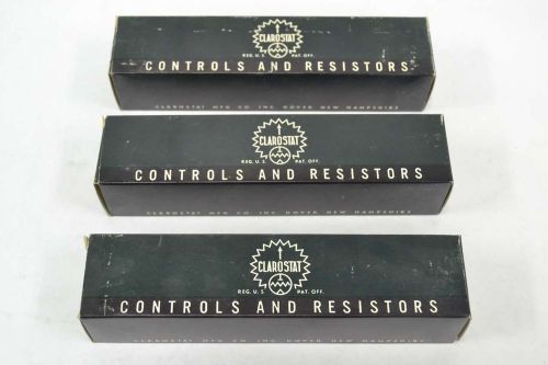 LOT 3 NEW CLAROSTAT VK-100-N 10 OHM WIRE WOUND RESISTOR B336481