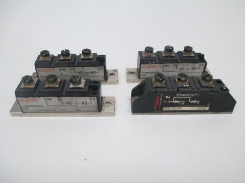 LOT 4 EUPEC 104X125 DC 015 ASSORTED THYRISTORS SEMIKRON POWER BLOCK D246145