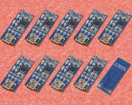 10pcs TP4056 5V 1A Lithium Battery Charging Board Charger Module