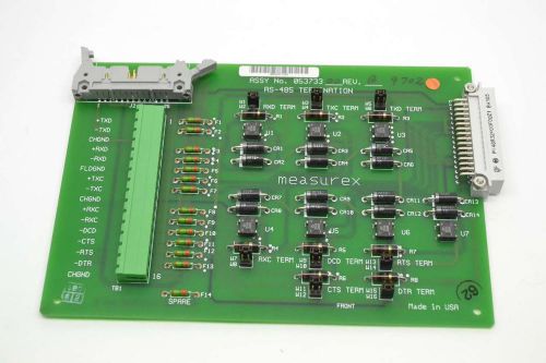 NEW MEASUREX 05373300 PRINTED PCBA TERMINATION RS485 B PCB CIRCUIT BOARD B395395