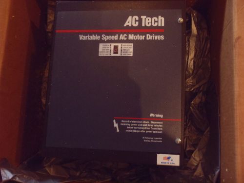 AC TECH VARIABLE SPEED AC MOTOR DRIVES MODEL: V12010D HP: 1, NEMA 12   *NEW*