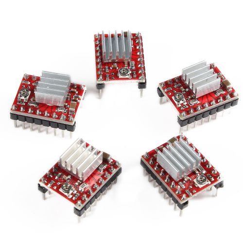 Stepper driver a4988 stepper motor driver module for 3d printer reprap 5pcs/lot for sale