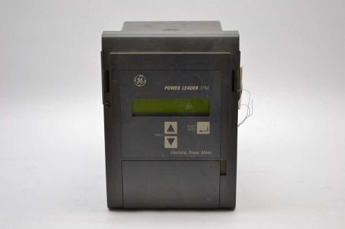 GENERAL ELECTRIC GE PLE3ESBG POWER LEADER EPM ELECTRONIC 120V 10A METER B447002