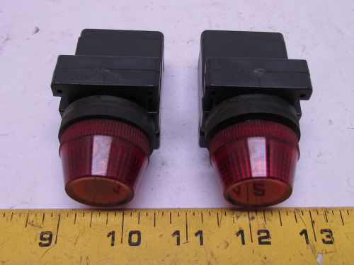 Control concepts tflu120 red transformer indicator light lamp 30mm base 120v for sale