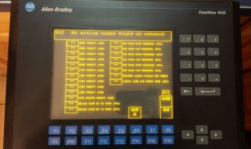 Allen Bradley Panelview 1000 2711-K10G3 Ser A Rev F FRN 3.40