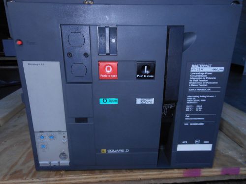 SQUARE D MASTERPAC NW32H1  3200 AMP DRAW OUT CIRCUIT BREAKER