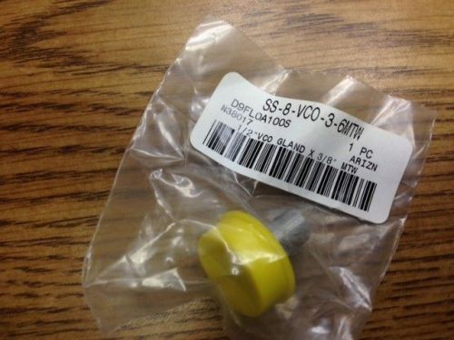 3ea NEW Swagelok SS-8-VCO-3-6MTW, 1/2&#034; VCO X 3/8&#034; MTW Gland