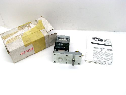 Dayton 4z456 gear motor 115vac 26 rpm 1/100 hp for sale