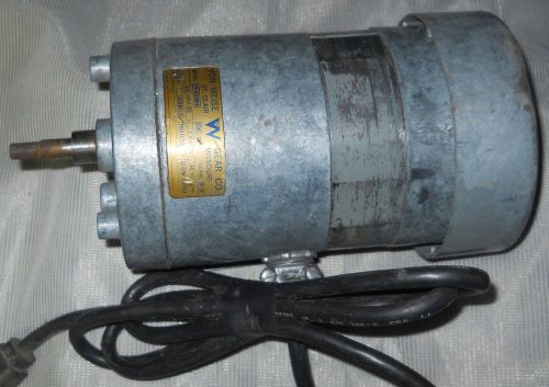 VON WEISE GEAR CO  30 RPM  GEAR MOTOR