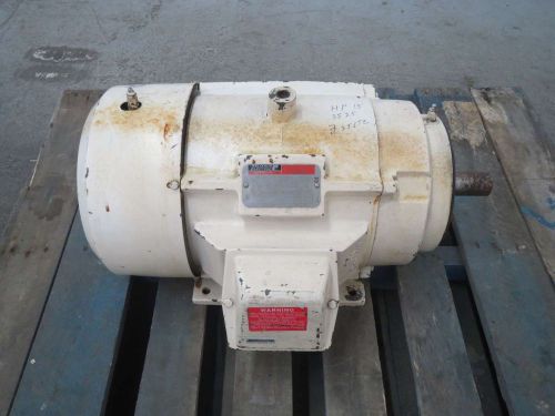 Reliance p25g1028d 15hp 230/460v-ac 3525rpm 256tc ac 3ph electric motor b439834 for sale