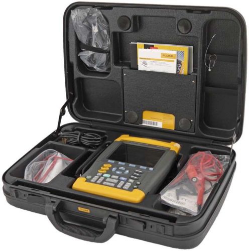 Fluke 199c scopemeter color handheld oscilloscope meter w/c190 carrying case for sale