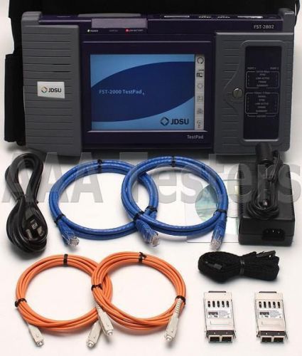 Acterna jdsu ttc fst-2000 testpad fst-2802 1gig vt100 fiber 1g/2g fst 2000 2802 for sale