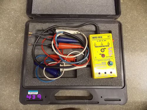 UNITEST DR701 Phase / Motor Rotation Tester