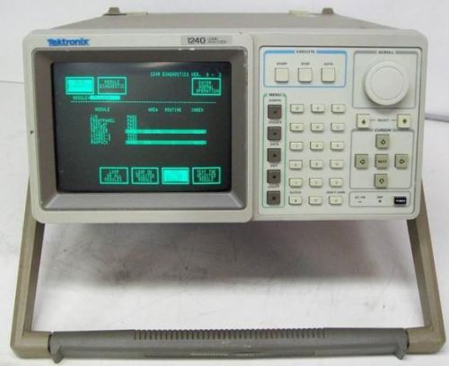 Tektronix 1240 100mhz logic analyzer v.5-2 firmware 12rs02 64k ram pack for sale