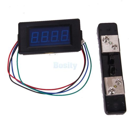 20A 3  1/2  Blue 0.56&#034; LED Digital DC Current Ammeter Ampere Panel Meter Amp Gauge