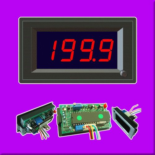 24V 48V 200V 200A DIGITAL SOLAR PANEL CURRENT AMP METER AMMETER + VOLTMETER