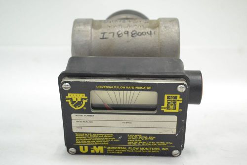 UNIVERSAL FLOW MONITORS MN-ISF40GM-10-32V1.0-3WL-10D 0-40GPM FLOWMETER B331907