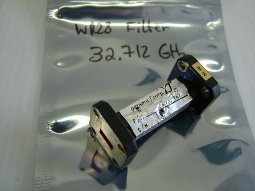 WAVEGUIDE BANDPASS FILTER WR28 C.F 32.712GHz F28136