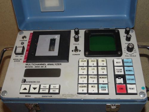 Davidson Model 2056-4K-A Multichannel Analyzer MCA - b