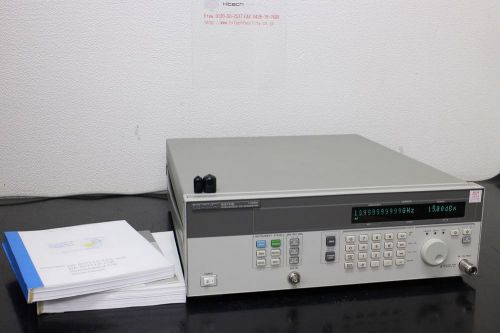 Hp 83711b /1e5/1e8 1g-20ghz synthesized cw generator for sale