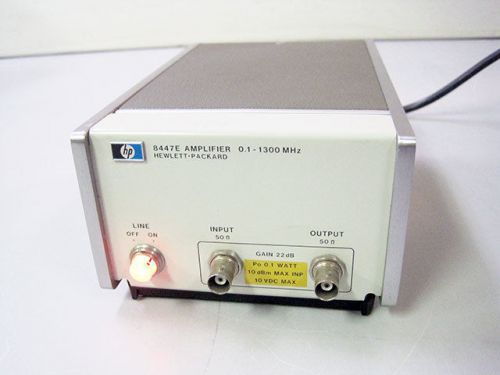 HP AGILENT 8447E AMPLIFIER 0.1-1300 MHZ