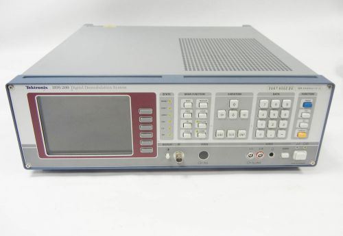 Tektronix dds200 digital demodulation system 50/60 hz, 100-120v/2.5a for sale