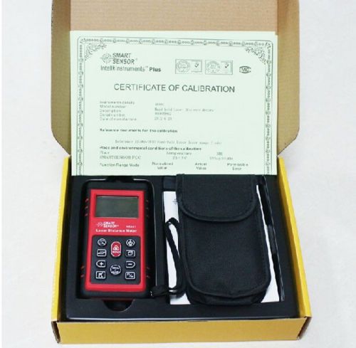 AR891 80m/262ft Digital Laser Distance Meter Range Finder Measure Diastimeter