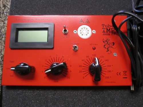 Tube IMP Mini TT digital tube tester made in the UK NEW! Amplitrex Maximatcher