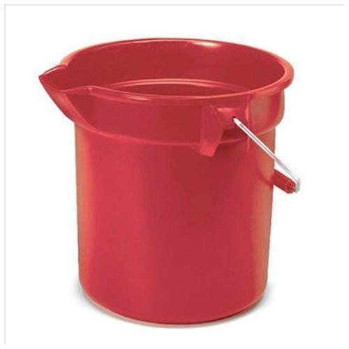 Rubbermaid® Commercial BRUTE Round Utility Pail, 10qt, Red