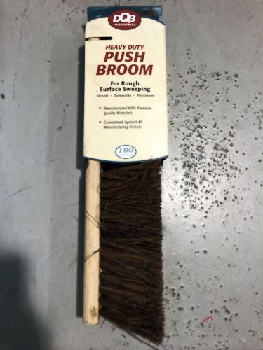 18&#034; HEAVY DUTY PUSH BROOM PALMYRA DBQ INDUSTRIES #10702 (E002)