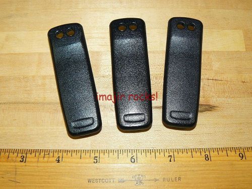 LOT OF 3 VERTEX STANDARD YAESU BA0102700112KA PORTABLE 2-WAY RADIO BELT CLIPS