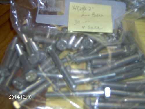 Dura torque grade 8 hex bolt 1/4&#034; (28) x 2&#034; - 50 pcs. for sale