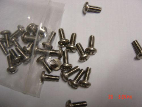 1/4-20 X 1/2&#034; Phillips Pan Head Stainless Screws