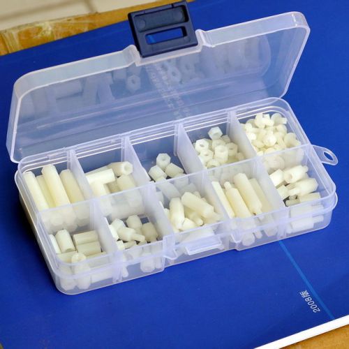 Nylon M3 Hex Spacer/ Screw/ Nut Assorted Kit, Standoff. SKU111003