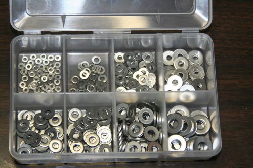 #2  THRU #1/4    STAINLESS STEEL  FLAT WASHER  ASSORTMENT